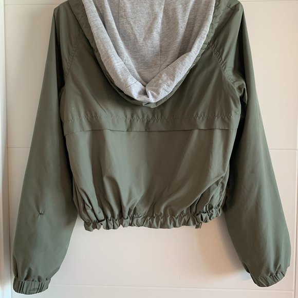 H&M Khaki Green Bomber Jacket - Picture 2 of 4